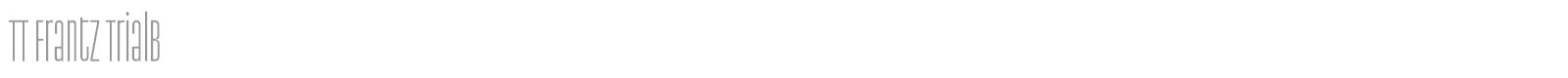 TT Frantz font preview
